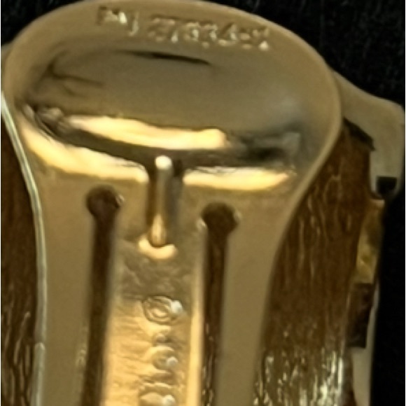 Vintage Christian Dior Swarovski Crystal Gold Plated Earrings Clip-On - Picture 7 of 12